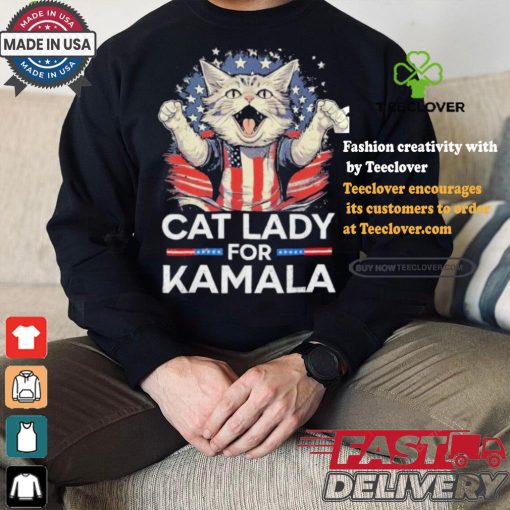 Cat Ladies For Kamala Childless Cat Lady President Kamala Harris 2024 America Cat Voter T shirt