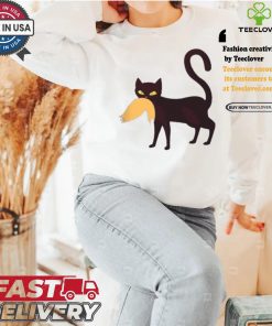 Cat Ladies For Kamala Harris Cat Bites Trump Hair Voting Harris For 47th Us President T shirt