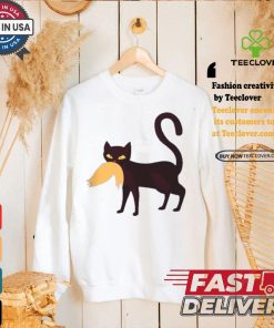 Cat Ladies For Kamala Harris Cat Bites Trump Hair Voting Harris For 47th Us President T shirt