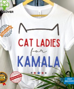 Cat Ladies For Kamala Shirt Kamala Harris 2024 President Shirt