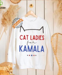 Cat Ladies For Kamala Shirt Kamala Harris 2024 President Shirt