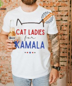 Cat Ladies For Kamala Shirt Kamala Harris 2024 President Shirt