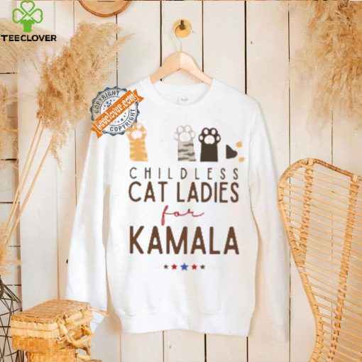 Cat Ladies For Kamala Shirt V2 Kamala Harris 2024 Shirt