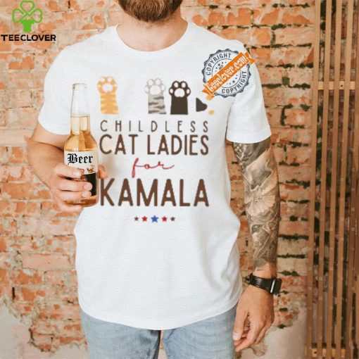 Cat Ladies For Kamala Shirt V2 Kamala Harris 2024 Shirt