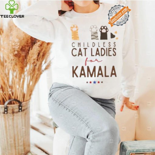 Cat Ladies For Kamala Shirt V2 Kamala Harris 2024 Shirt