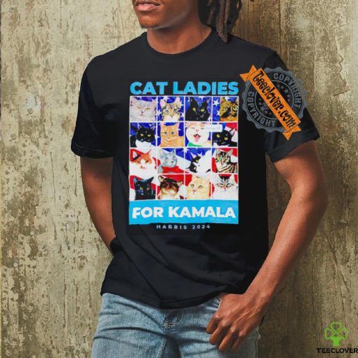 Cat Ladies for Kamala Harris 2024 hoodie, sweater, longsleeve, shirt v-neck, t-shirt