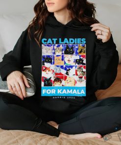 Cat Ladies for Kamala Harris 2024 hoodie, sweater, longsleeve, shirt v-neck, t-shirt