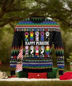 Cat Lgbt Color Ugly Christmas Sweaters Special Gift For Men And Women