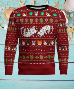Cat Light Ugly Christmas Sweater