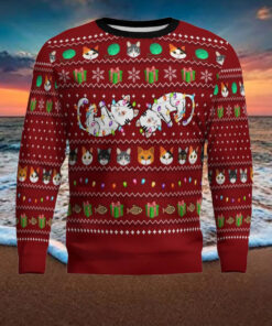 Cat Light Ugly Christmas Sweater