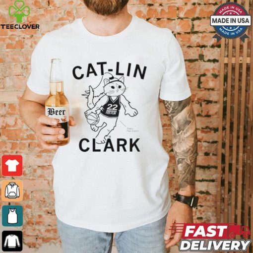 Cat Lin Clark Caitlin Clark 22 Indiana Fever shirt