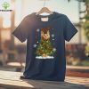 Happy HalloThanksmas   Halloween Thanksgiving Christmas Cat Classic T Shirt