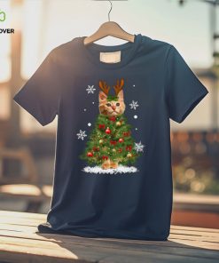 Cat Lover Merry fluffmas Hooded Sweatshirt