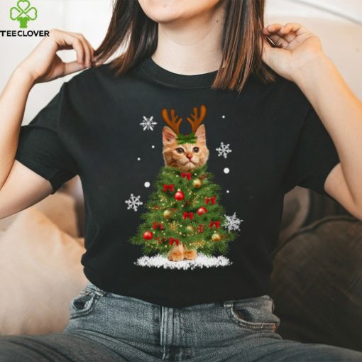 Cat Lover   Merry fluffmas Hooded Sweatshirt
