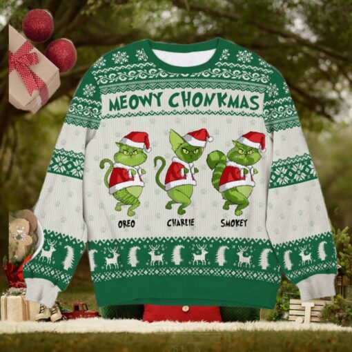 Cat Lover Personalized 3D Knitted Ugly Sweater Gift For Cat Lover  Christmas Gift  Cat Lover Sweater