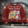 Terrifier Santa Hat Ugly Christmas Sweater, Scary Clown Xmas Sweater