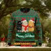 Pantera Christmas From Hell Psycho Holiday Snowflake Pattern Holiday Ugly Christmas Sweater
