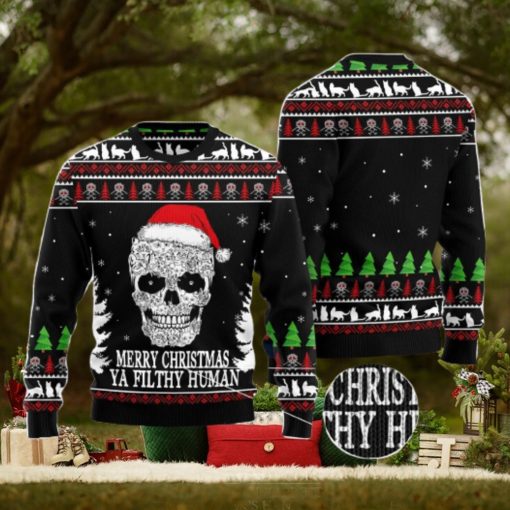 Cat Skull Santa Ugly Christmas Sweater AOP All Over Printed Sweater