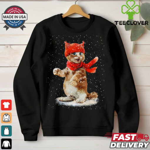 Cat Snow 2 Shirt Recovered