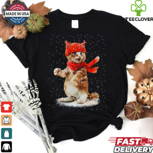 Cat Snow 2 Shirt Recovered