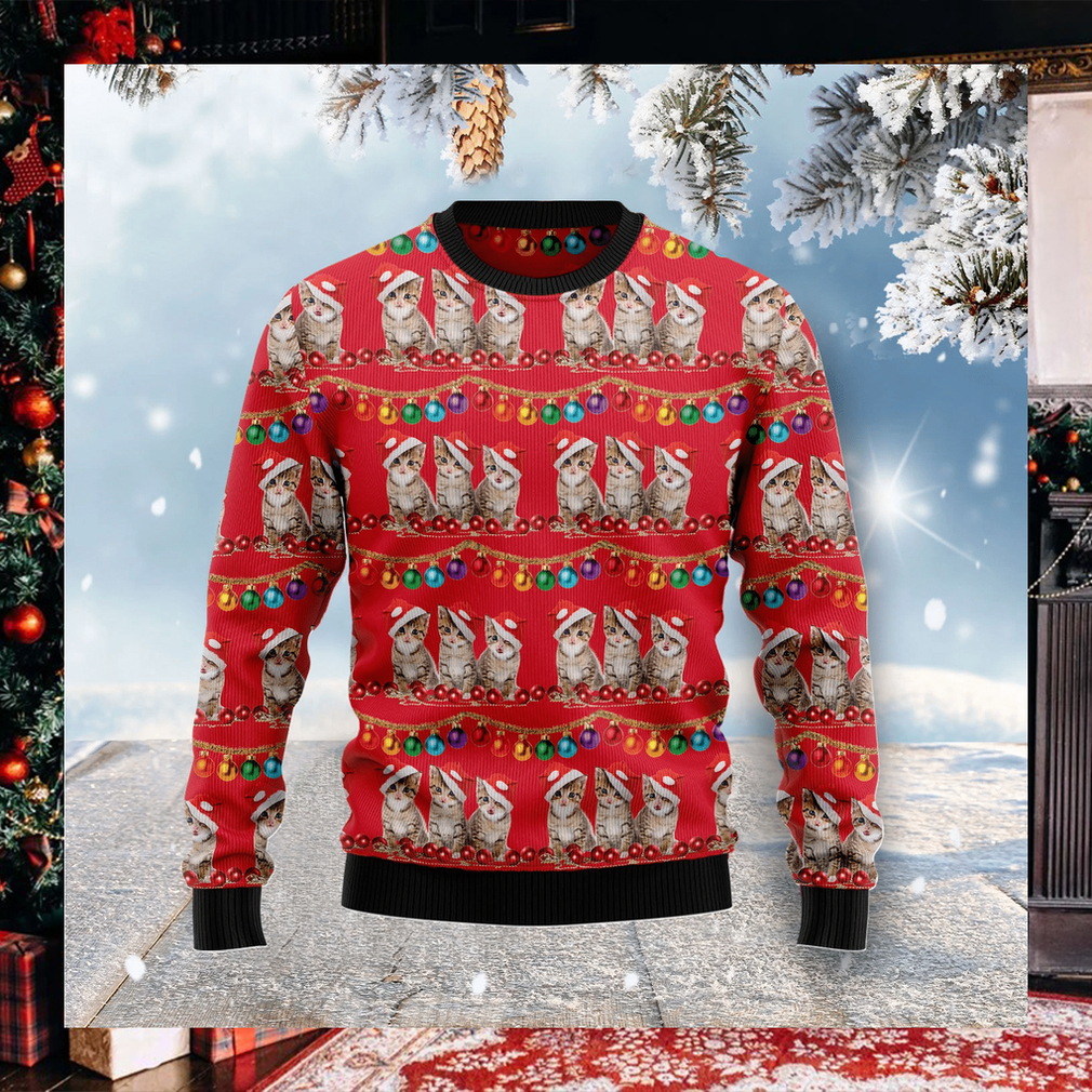 Cat Themed Kitten Christmas Ugly Christmas Sweater Cat Themed Kitten Christmas Ugly Christmas Sweater