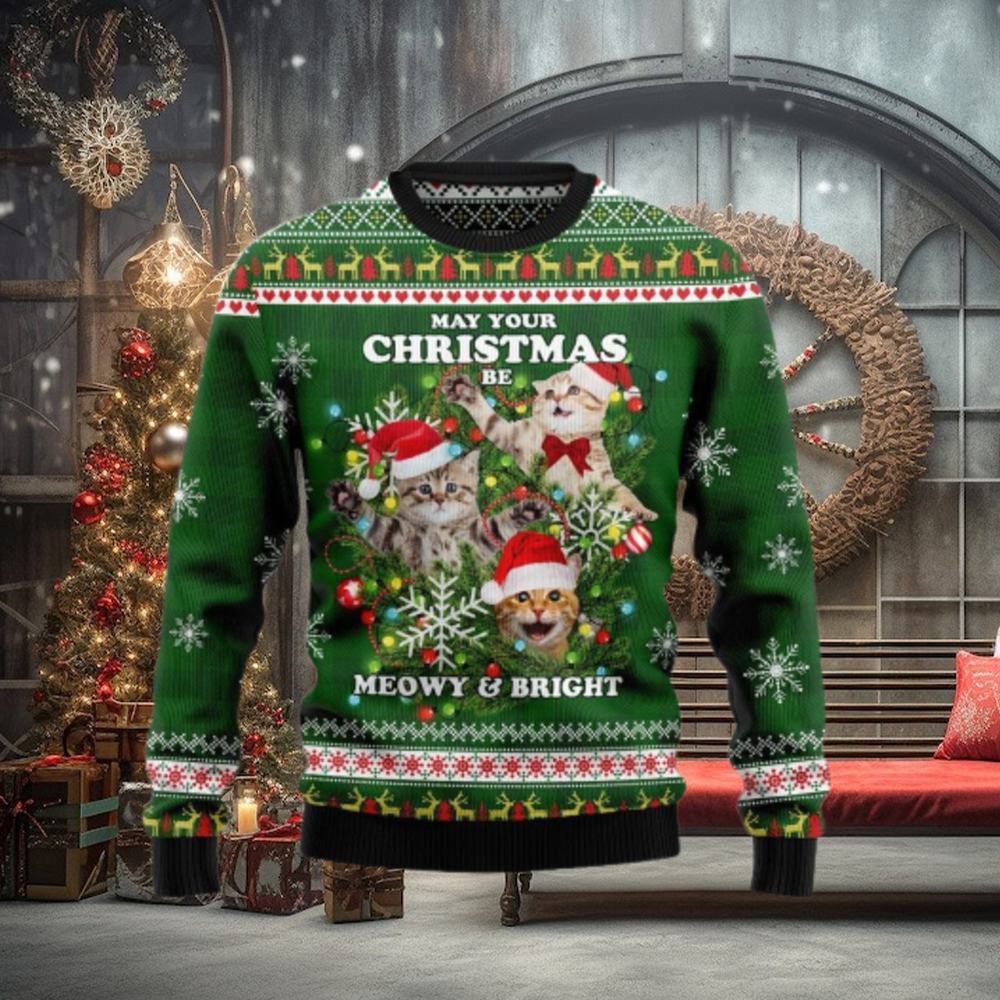 Cat Ugly Christmas Sweater For Men And Women Cat Ugly Christmas Sweater For Men And Women