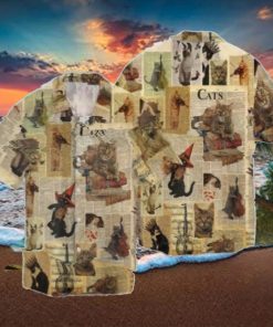 Cat With Friends Hawaiian Shirt Impressive Gift For Men And Women