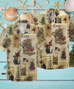 Cat With Friends Hawaiian Shirt Impressive Gift For Men And Women