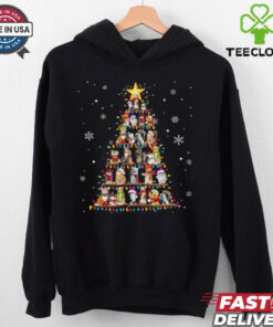Cat Xmas Tree Shirt Recovered