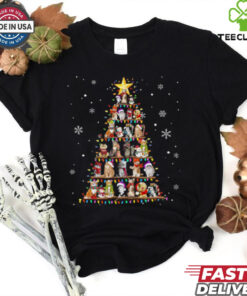Cat Xmas Tree Shirt Recovered