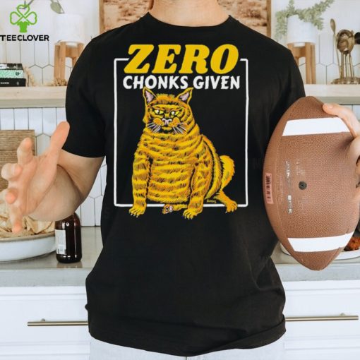 Cat Zero chonks given shirt