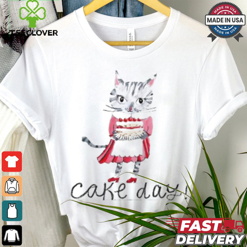 Cat cake day art shirt Cat cake day art shirt