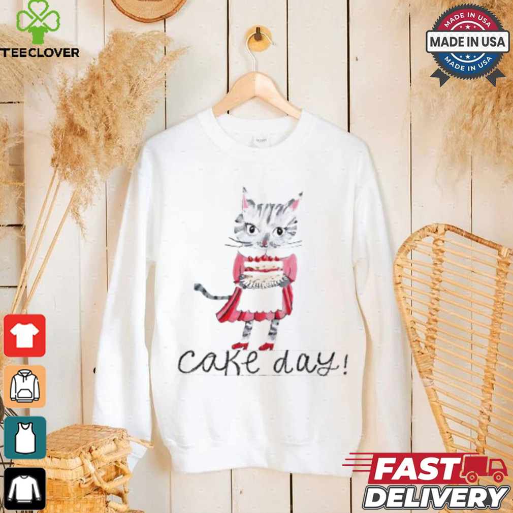 Cat cake day art shirt Cat cake day art shirt