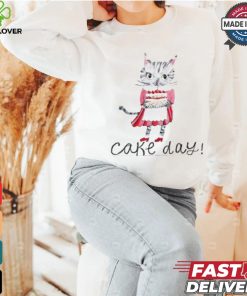 Cat cake day art shirt
