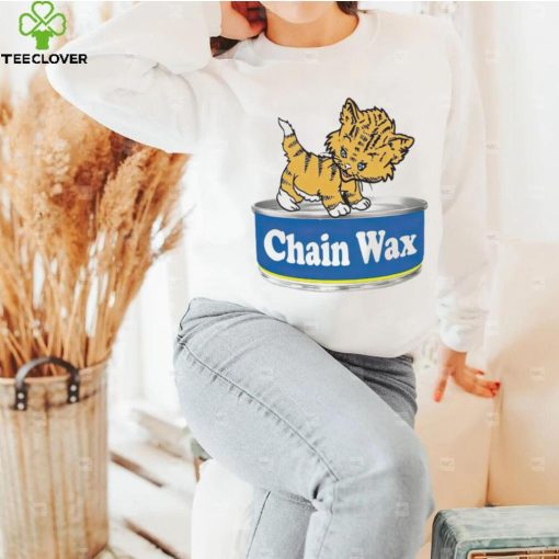 Cat chain wax T shirt