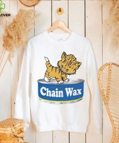 Cat chain wax T shirt