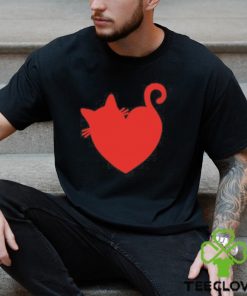 Cat heart design retro 2024 shirt 2 Cat heart design retro 2024 shirt