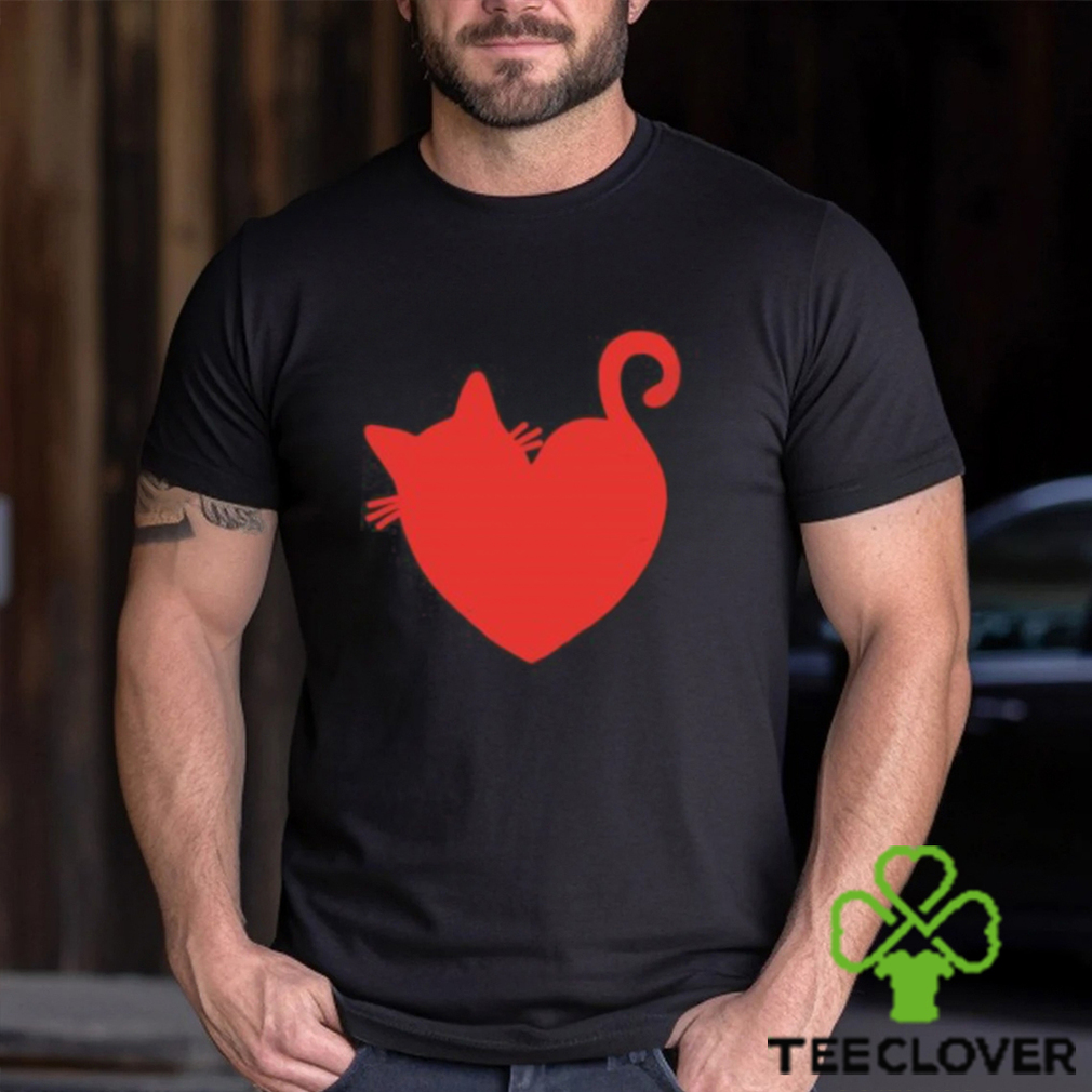 Cat heart design retro 2024 shirt Cat heart design retro 2024 shirt
