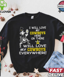 Cat in the hat I will love my North Queensland Cowboys here or there everywhere shirt