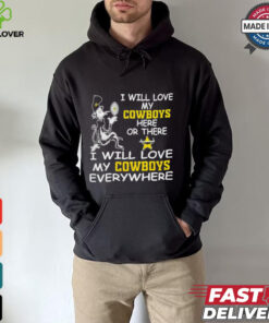 Cat in the hat I will love my North Queensland Cowboys here or there everywhere shirt