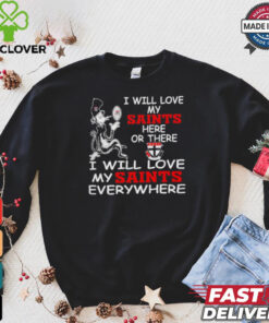 Cat in the hat I will love my Saint Kilda FC here or there everywhere shirt