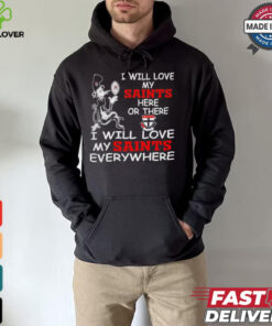 Cat in the hat I will love my Saint Kilda FC here or there everywhere shirt
