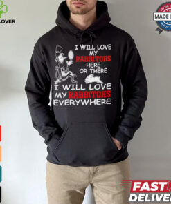 Cat in the hat I will love my South Sydney Rabbitohs here or there everywhere shirt
