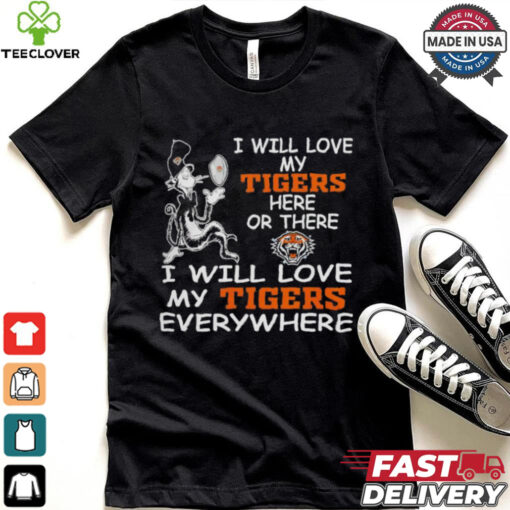 Cat in the hat I will love my Wests Tigers here or there everywhere shirt