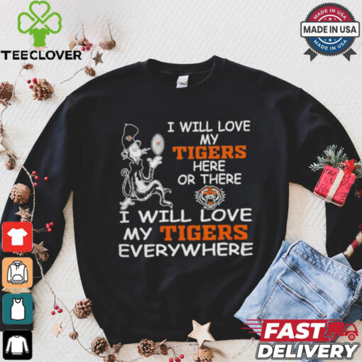 Cat in the hat I will love my Wests Tigers here or there everywhere shirt