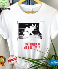 Cat intruder alert shirt