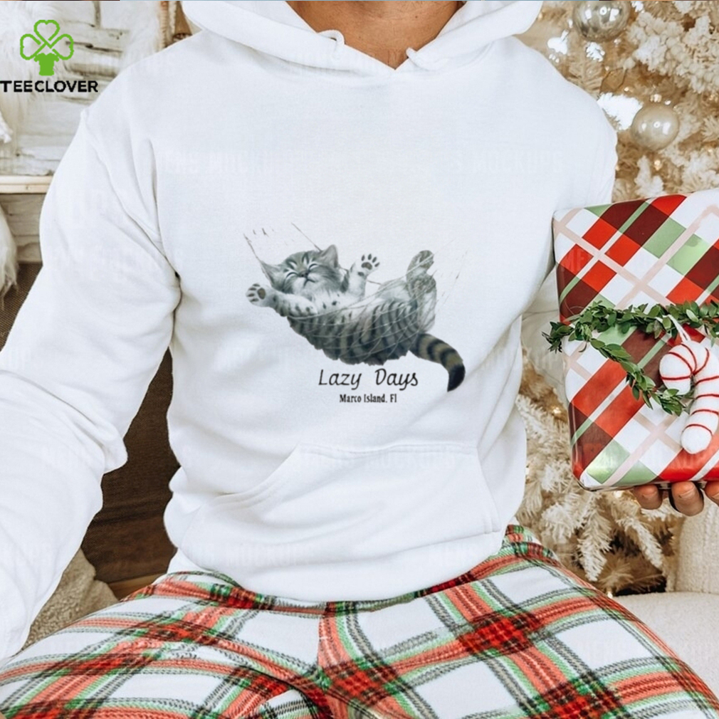 Cat lazy days marco island shirt Cat lazy days marco island shirt