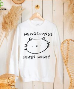 Cat newgrounds death rugby funny T hoodie, sweater, longsleeve, shirt v-neck, t-shirt