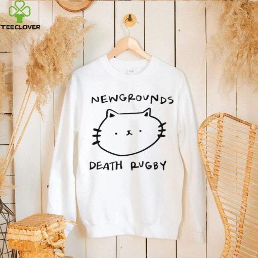 Cat newgrounds death rugby funny T hoodie, sweater, longsleeve, shirt v-neck, t-shirt