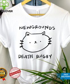 Cat newgrounds death rugby funny T hoodie, sweater, longsleeve, shirt v-neck, t-shirt